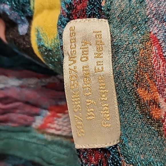 📛 5/$25 Unique Silk Skinny Scarf 10x80 . - Picture 3 of 6